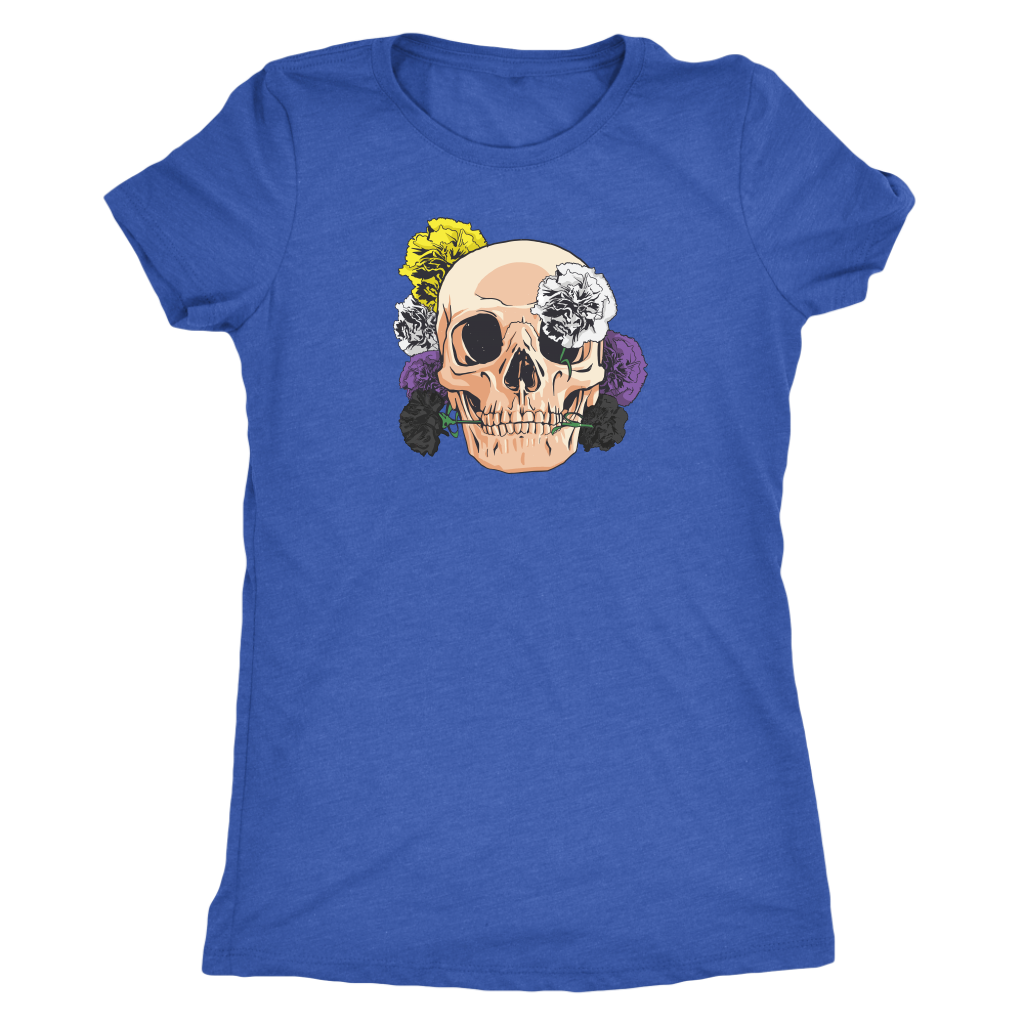 Non-Binary Necromancer T-shirt  - Gemmed Firefly