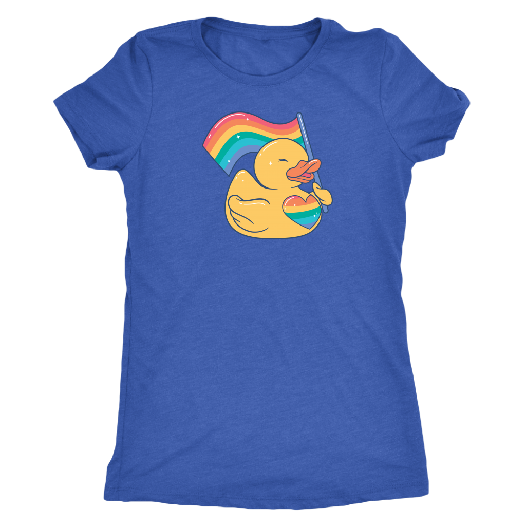 Pride Rubber Ducky T-shirt  - Gemmed Firefly