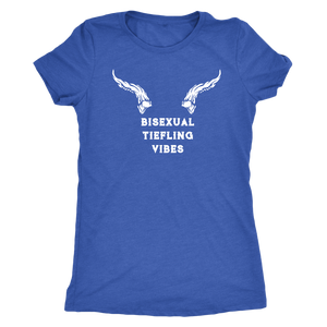 Bisexual Tiefling Vibes T-shirt  - Gemmed Firefly