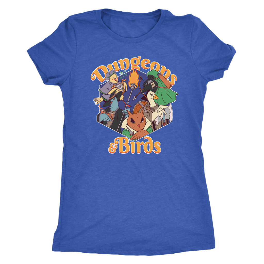 Dungeons and Birds T-shirt  - Gemmed Firefly