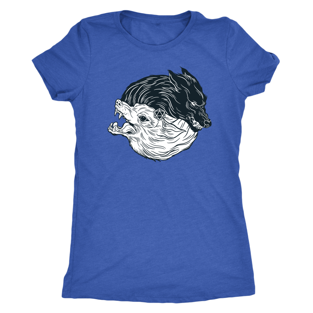 Two Wolves to Feed T-shirt  - Gemmed Firefly