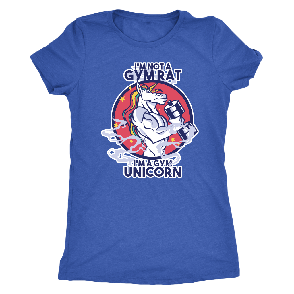 Gym Unicorn T-shirt  - Gemmed Firefly