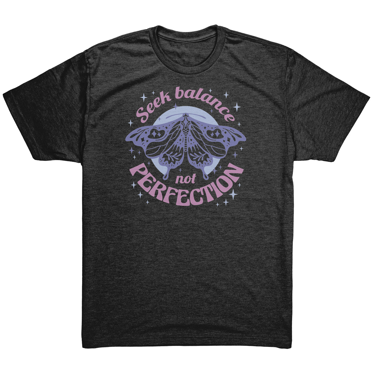 Seek Balance, Not Perfection Butterfly T-shirt  - Gemmed Firefly