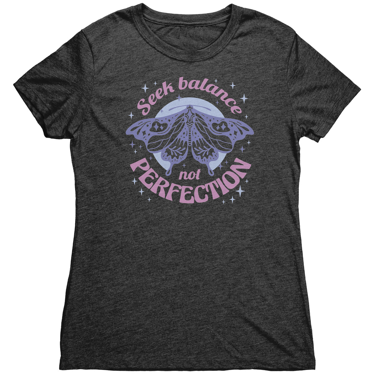 Seek Balance, Not Perfection Butterfly T-shirt  - Gemmed Firefly