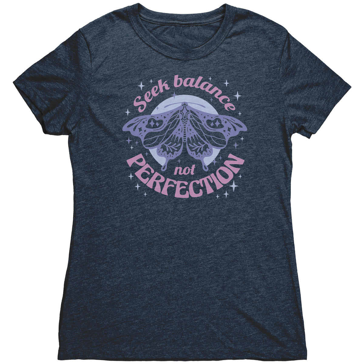Seek Balance, Not Perfection Butterfly T-shirt  - Gemmed Firefly
