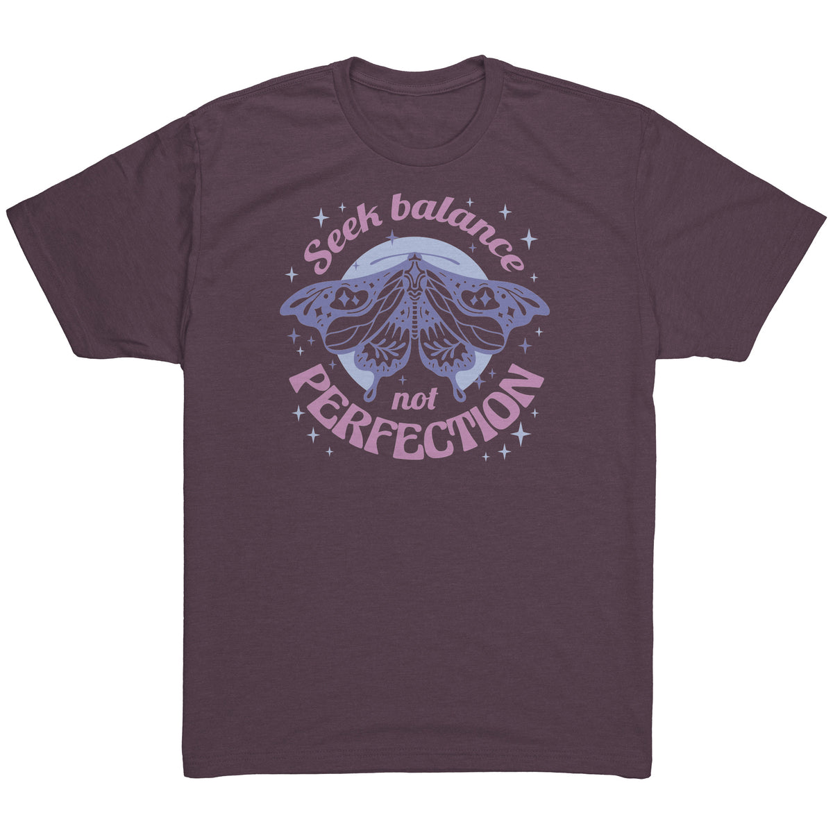 Seek Balance, Not Perfection Butterfly T-shirt  - Gemmed Firefly