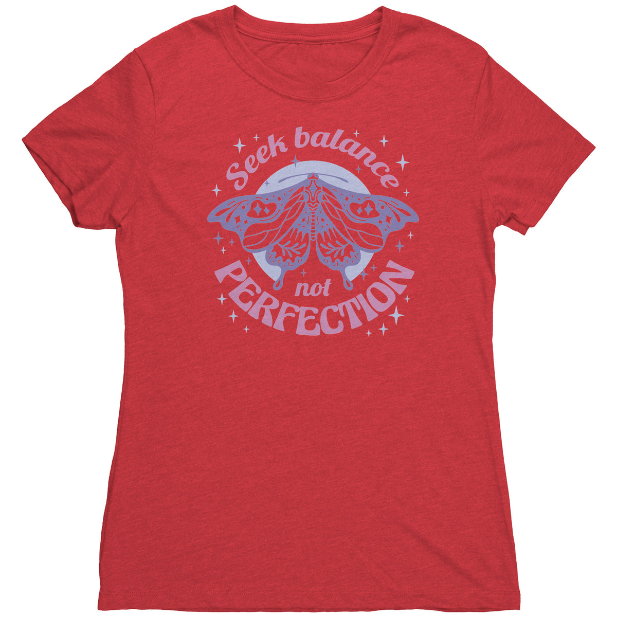 Seek Balance, Not Perfection Butterfly T-shirt  - Gemmed Firefly