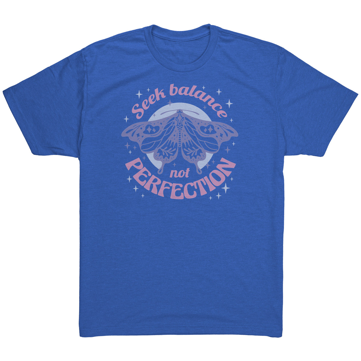 Seek Balance, Not Perfection Butterfly T-shirt  - Gemmed Firefly