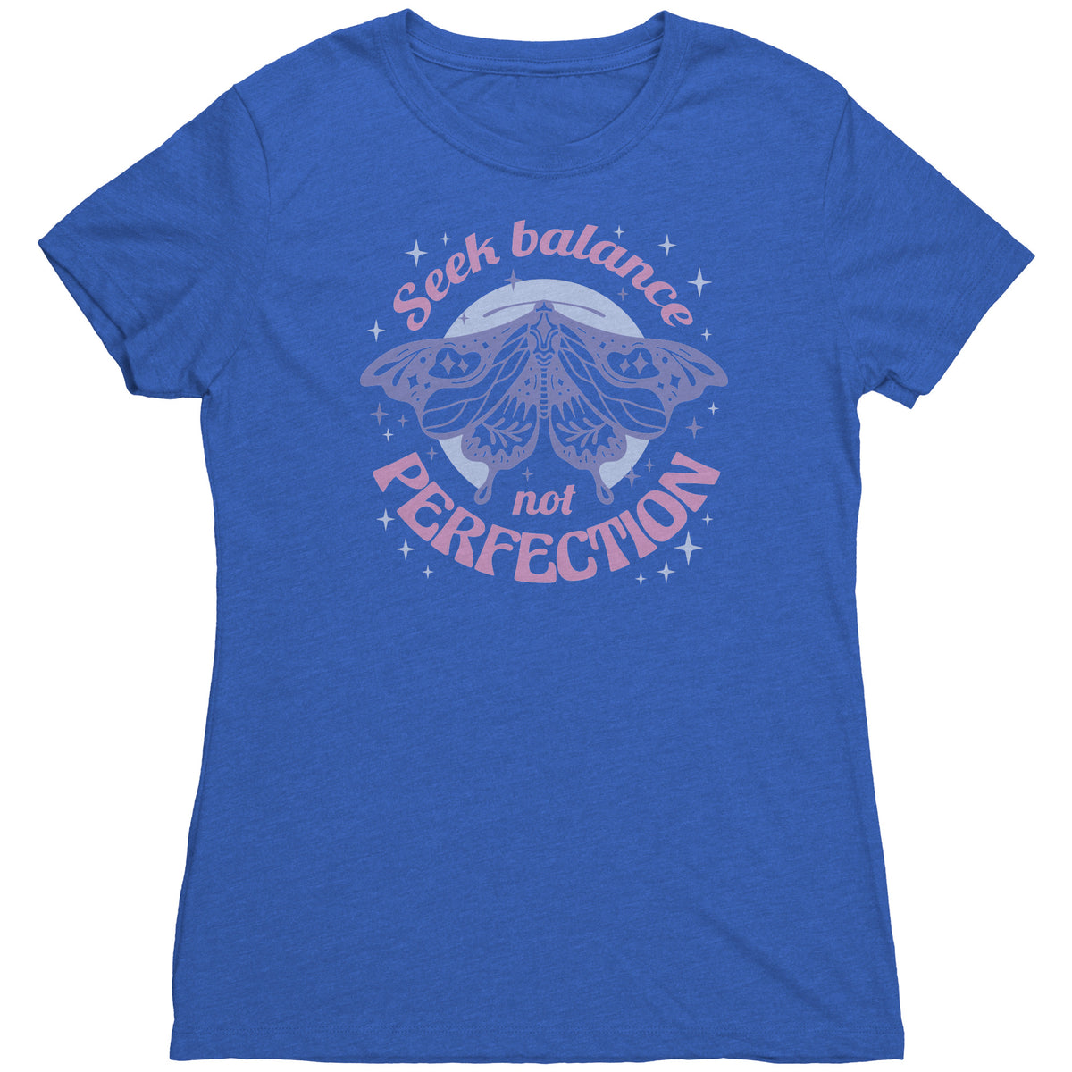 Seek Balance, Not Perfection Butterfly T-shirt  - Gemmed Firefly