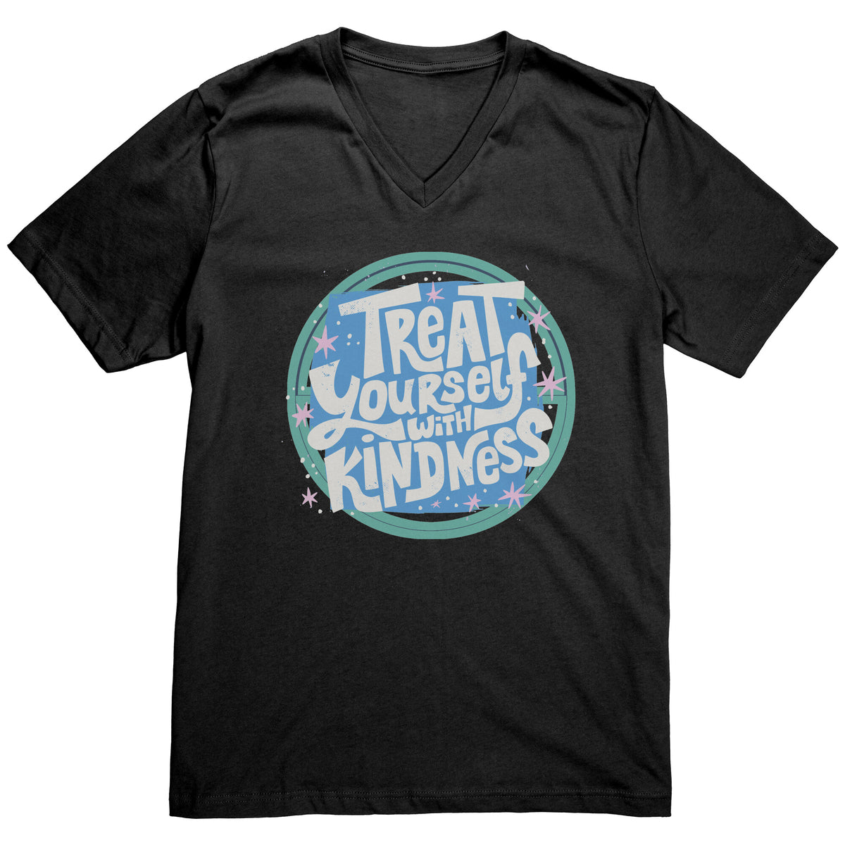 Treat Yourself With Kindness T-shirt  - Gemmed Firefly