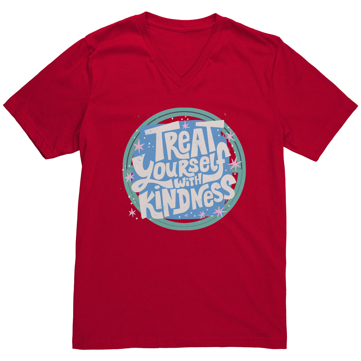 Treat Yourself With Kindness T-shirt  - Gemmed Firefly