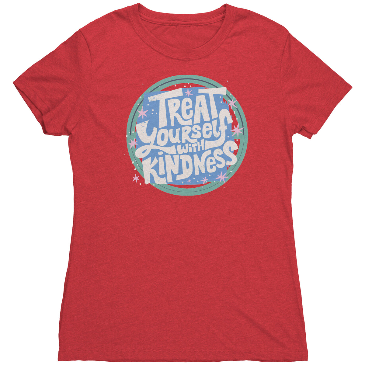 Treat Yourself With Kindness T-shirt  - Gemmed Firefly