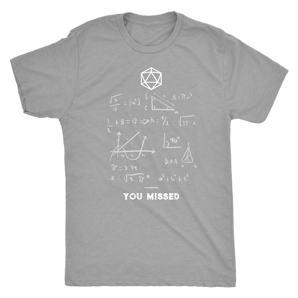 Dungeon Math T-shirt  - Gemmed Firefly