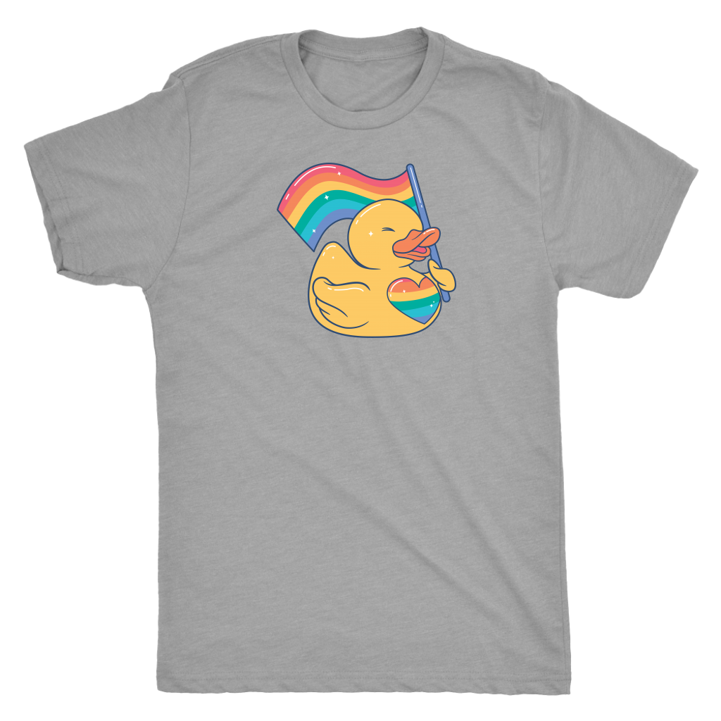 Pride Rubber Ducky T-shirt  - Gemmed Firefly