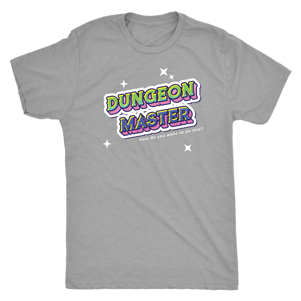 Dungeon Master Retro Title T-shirt  - Gemmed Firefly