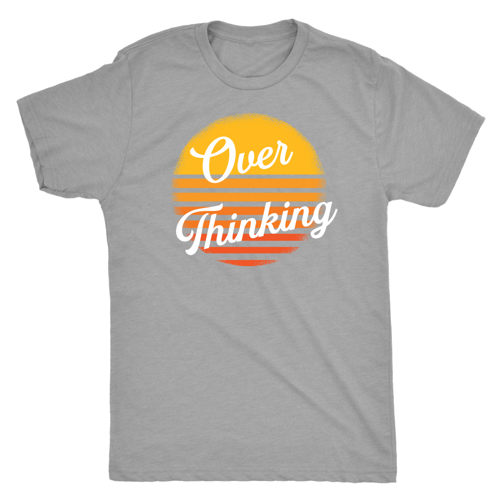 Overthinking Retro Sun T-shirt  - Gemmed Firefly
