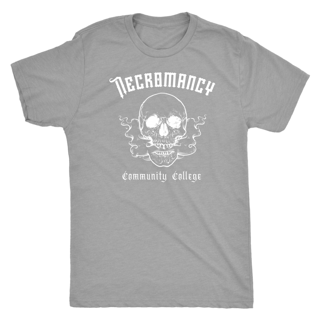 Necromancy Community College T-shirt  - Gemmed Firefly