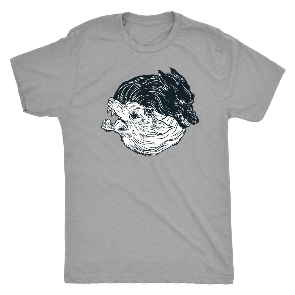 Two Wolves to Feed T-shirt  - Gemmed Firefly