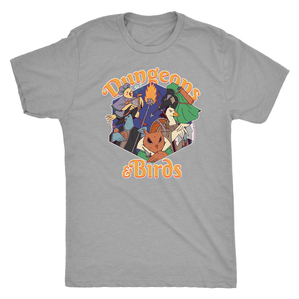 Dungeons and Birds T-shirt  - Gemmed Firefly