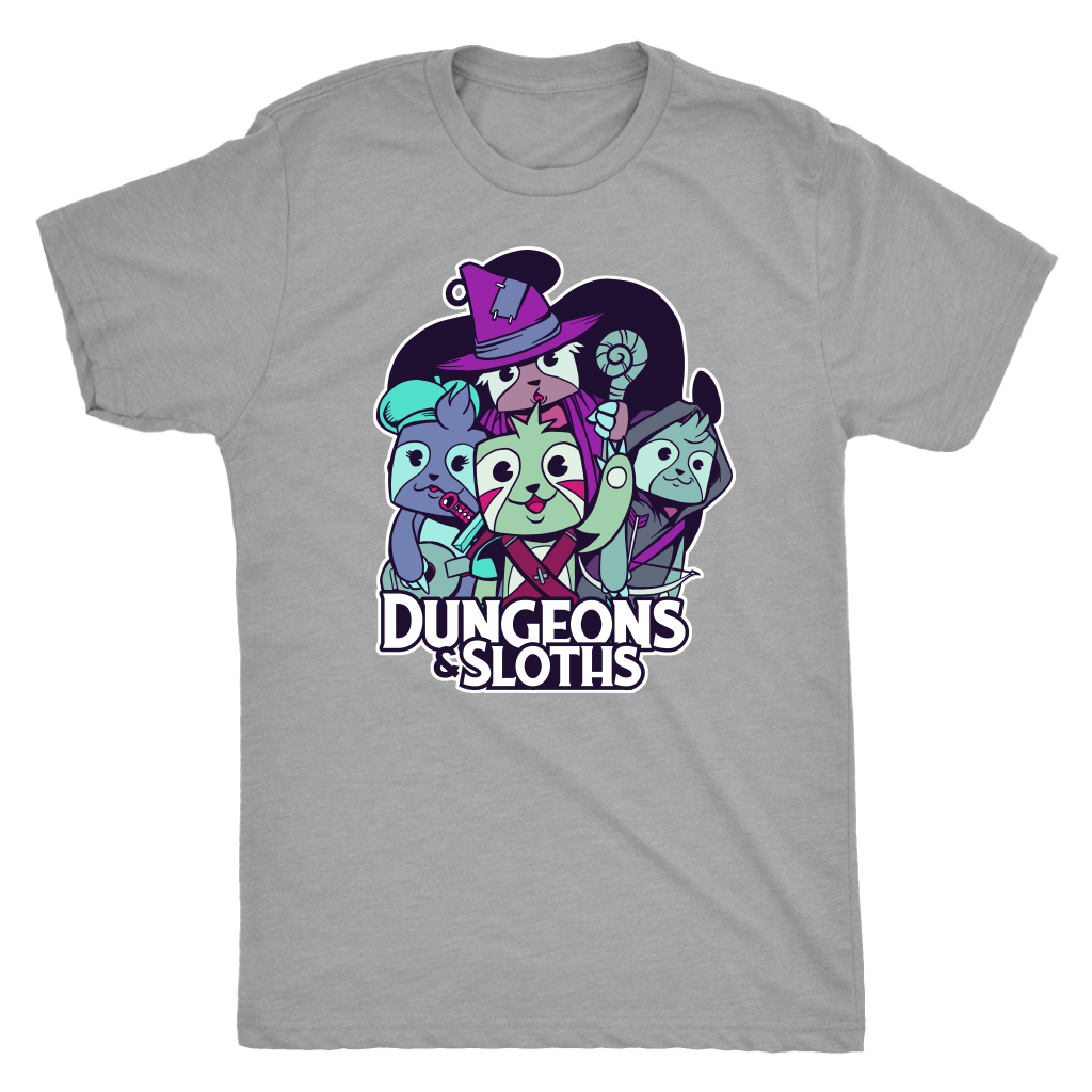 Dungeons and Sloths T-shirt  - Gemmed Firefly