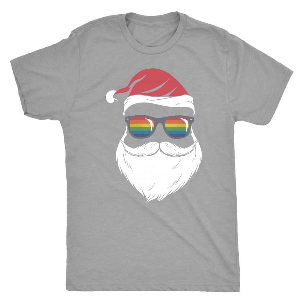 LGBT PRIDE Santa Shirt T-shirt  - Gemmed Firefly