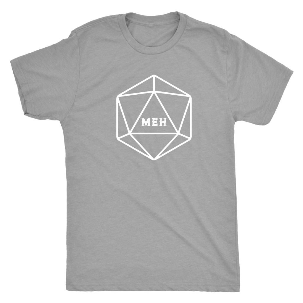 Meh D20 T-shirt  - Gemmed Firefly