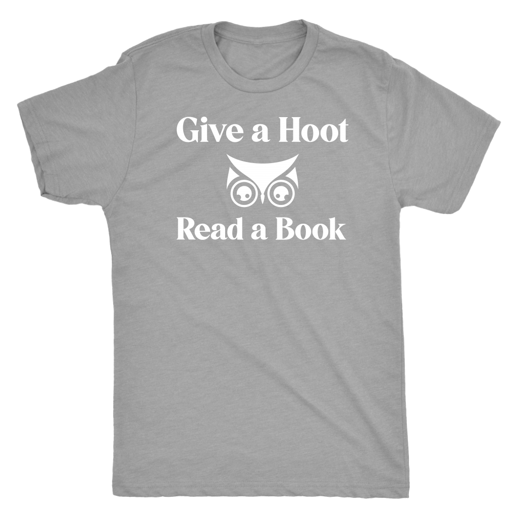 Give A Hoot Read A Book Shirt T-shirt  - Gemmed Firefly