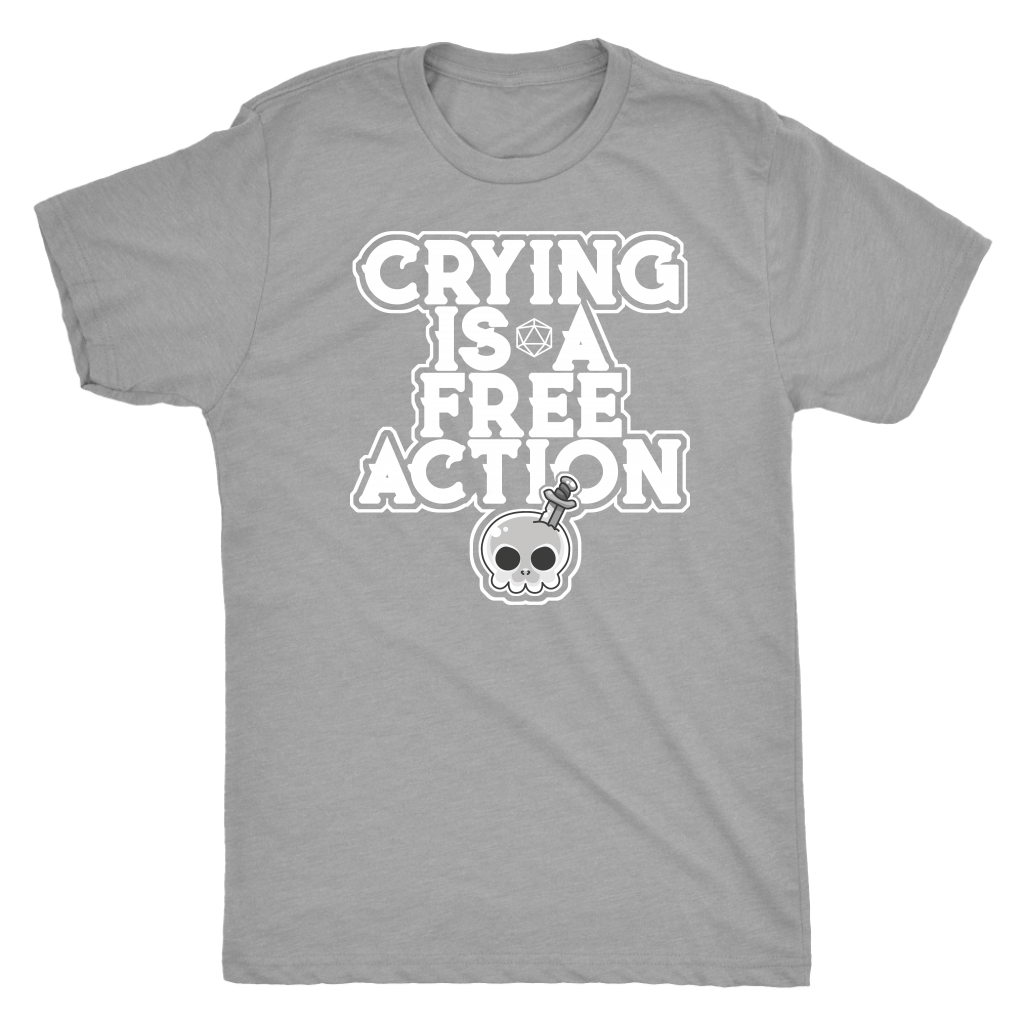 Crying is a Free Action T-shirt  - Gemmed Firefly