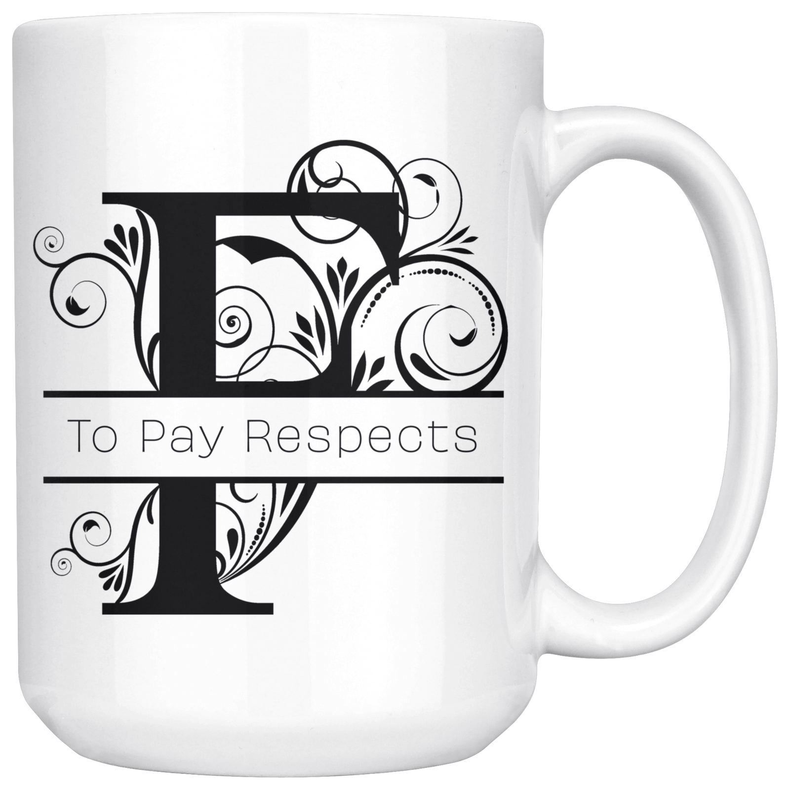 F to Pay Respects Drinkware  - Gemmed Firefly