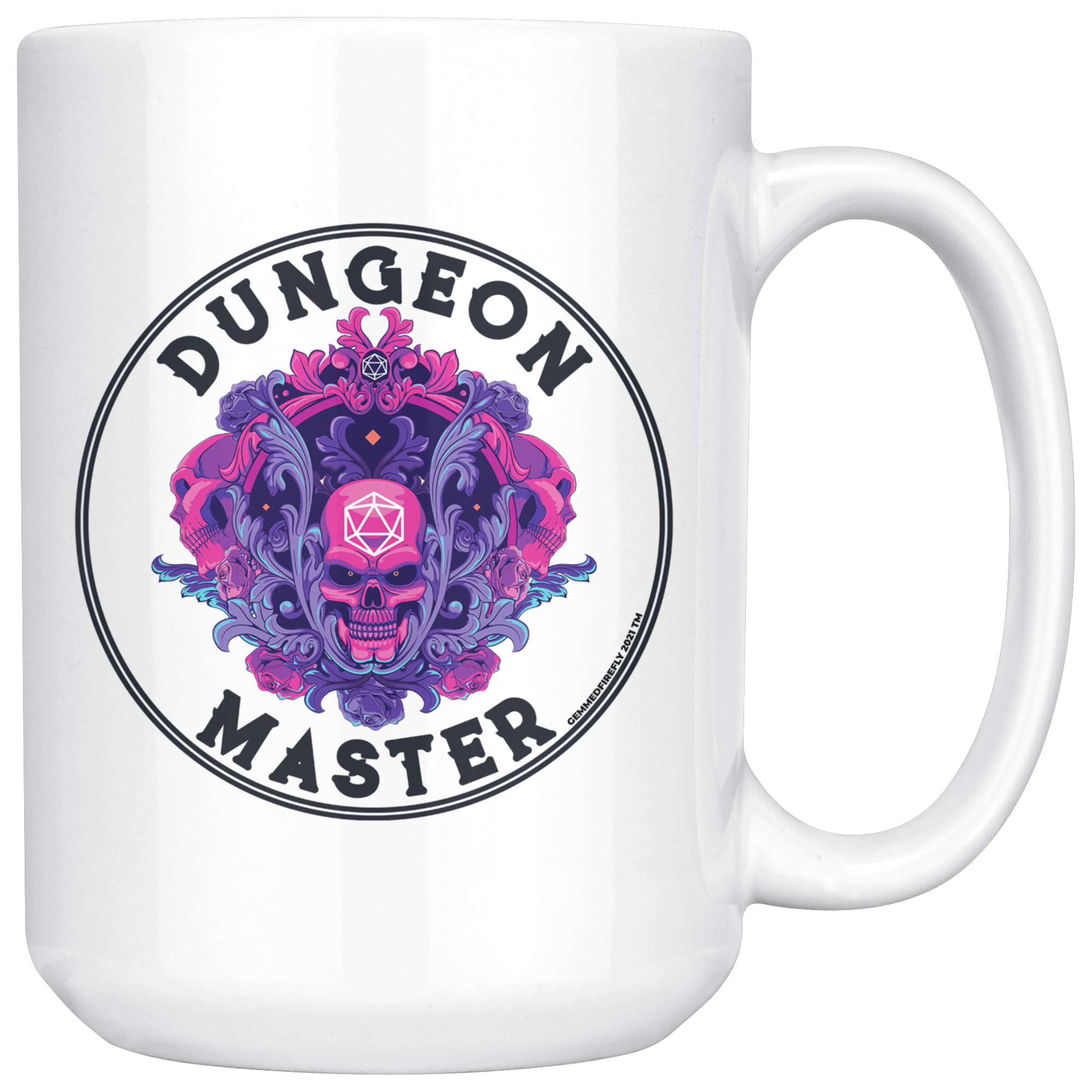 Dungeon Master Skull Mug Drinkware  - Gemmed Firefly