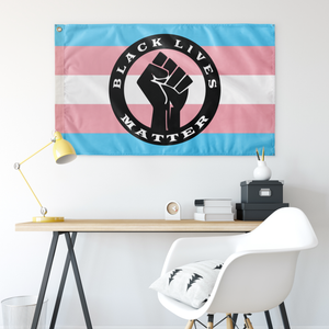 Transgender Black Lives Matter Flag LGBT BLM Flags  - Gemmed Firefly