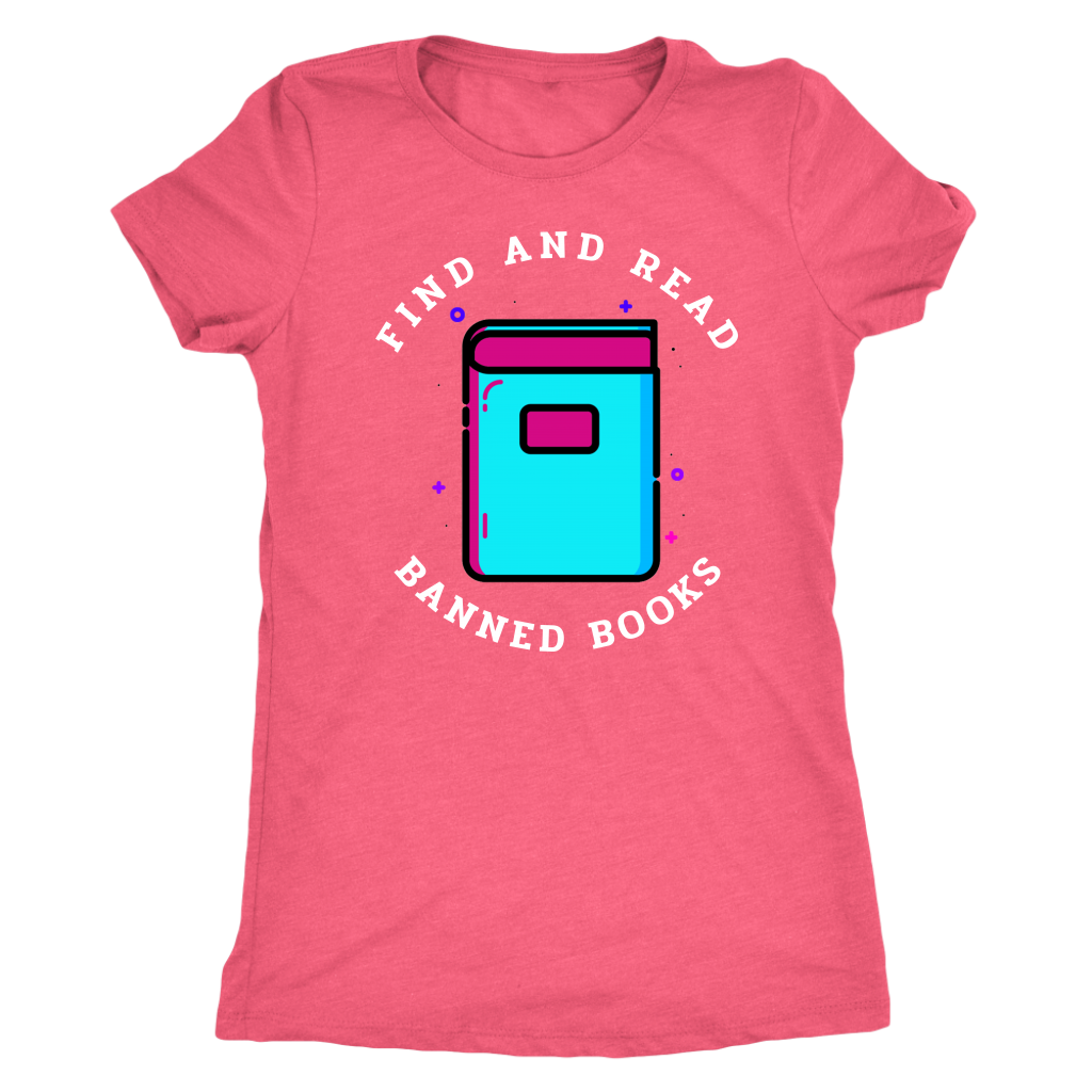Find and Read Banned Books Shirt T-shirt  - Gemmed Firefly