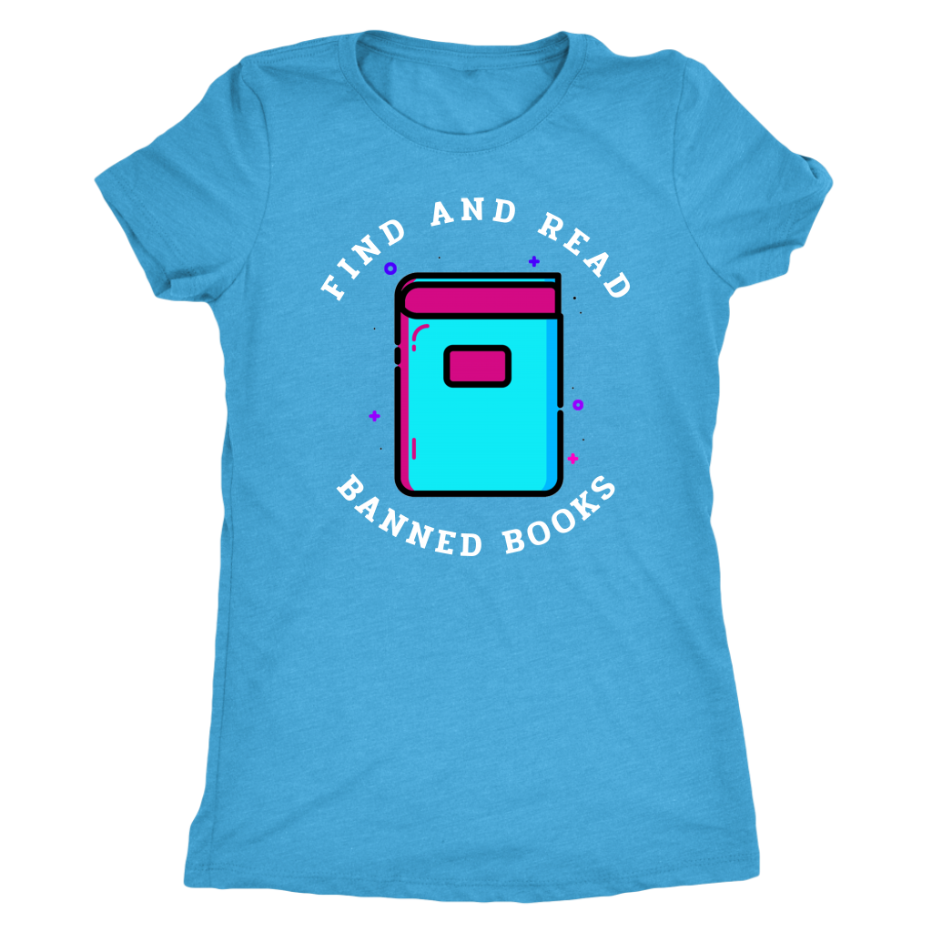 Find and Read Banned Books Shirt T-shirt  - Gemmed Firefly