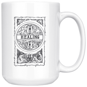 18th Century Healing Seal Charm Mug Drinkware  - Gemmed Firefly