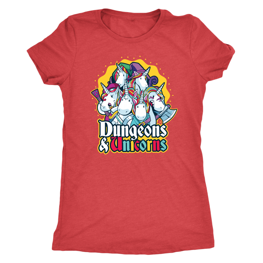 Dungeons and Unicorns T-shirt  - Gemmed Firefly