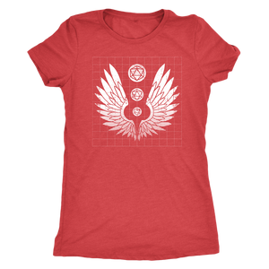 D20 Wings of Future Radiance T-shirt  - Gemmed Firefly