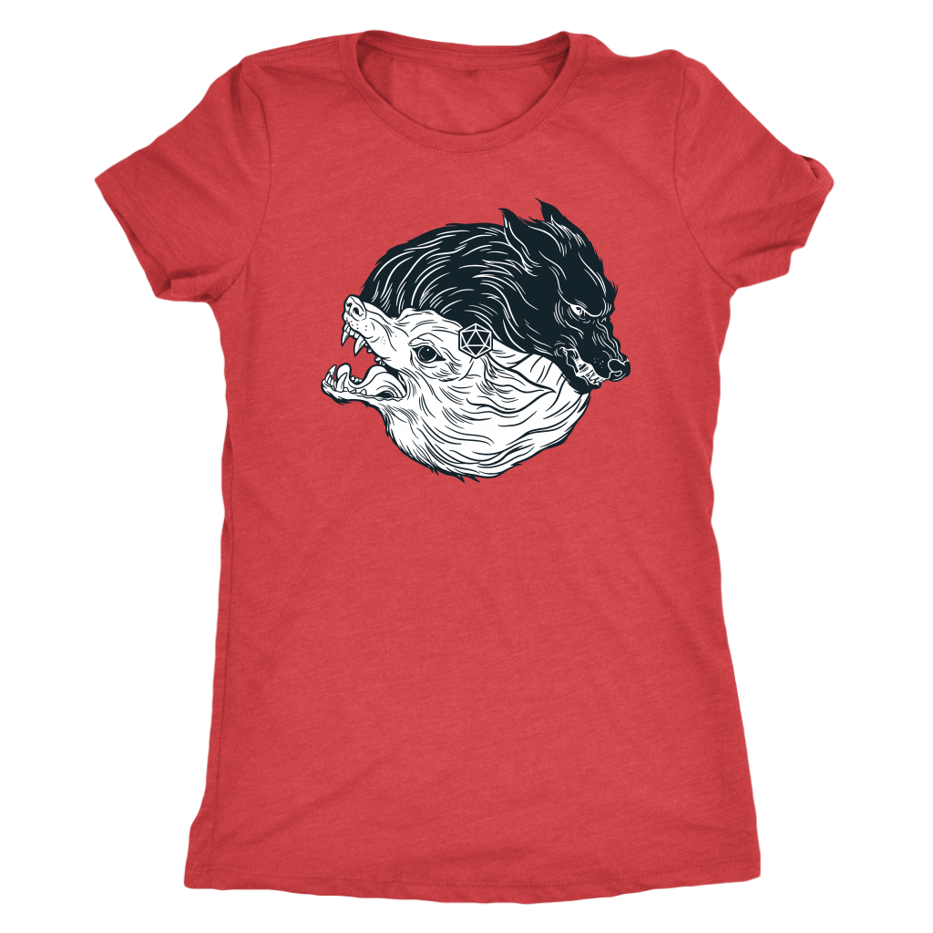 Two Wolves to Feed T-shirt  - Gemmed Firefly