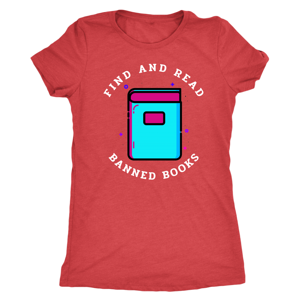 Find and Read Banned Books Shirt T-shirt  - Gemmed Firefly