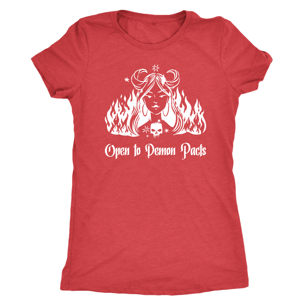 Open to Demon Pacts T-shirt  - Gemmed Firefly