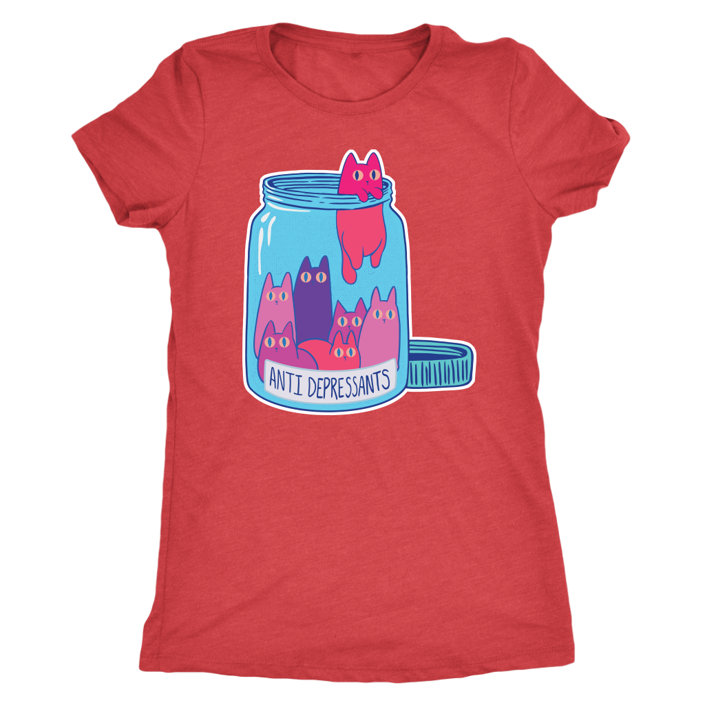 Anti-Depressants Bottle T-shirt  - Gemmed Firefly