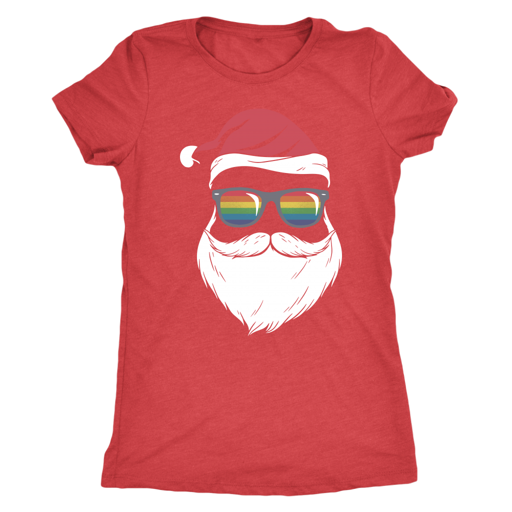 LGBT PRIDE Santa Shirt T-shirt  - Gemmed Firefly