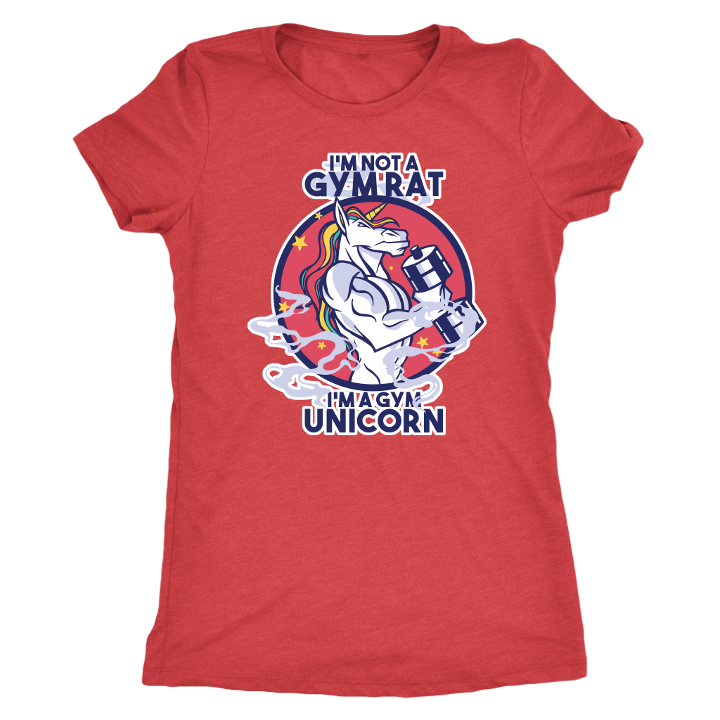 Gym Unicorn T-shirt  - Gemmed Firefly