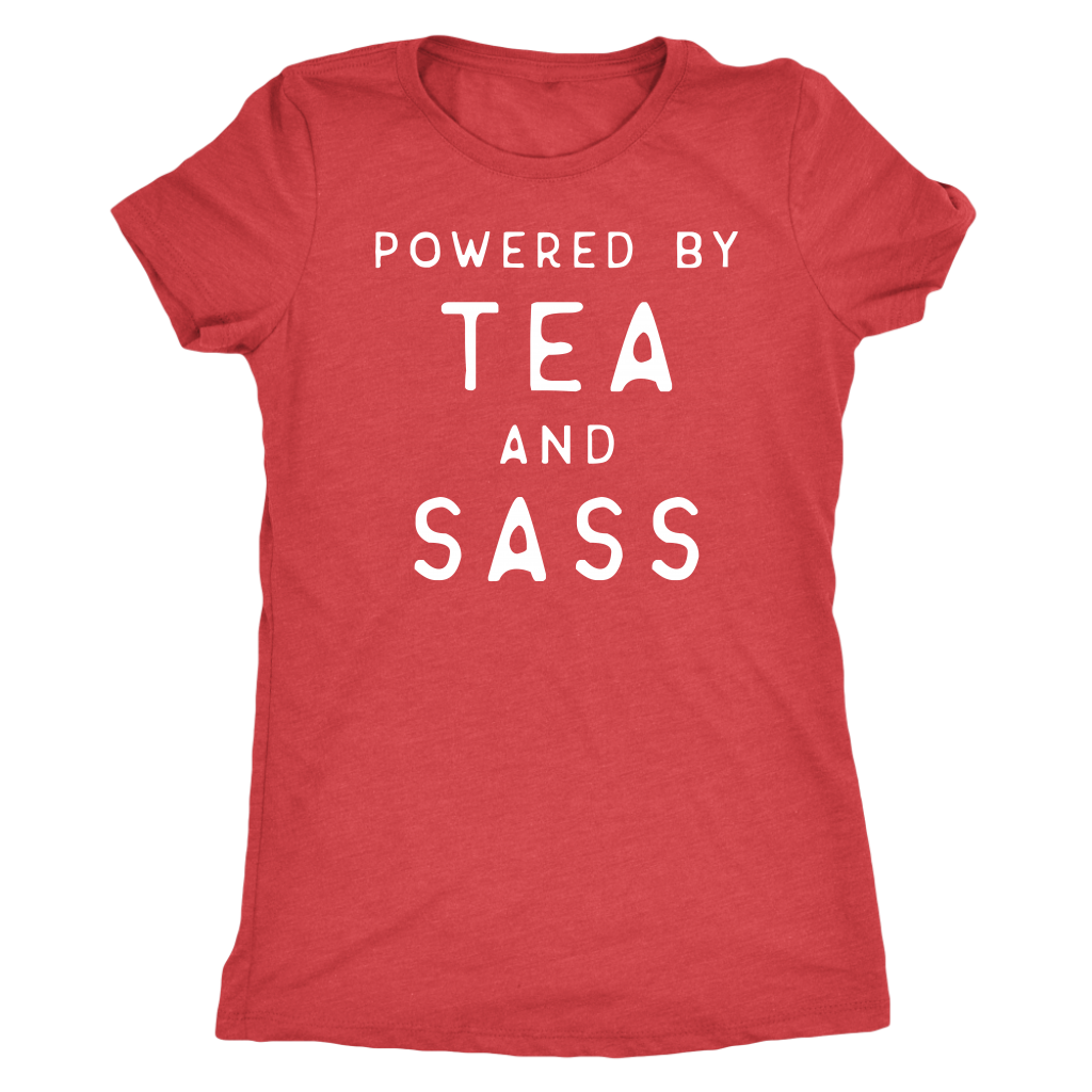 Powered by Tea and Sass T-shirt  - Gemmed Firefly
