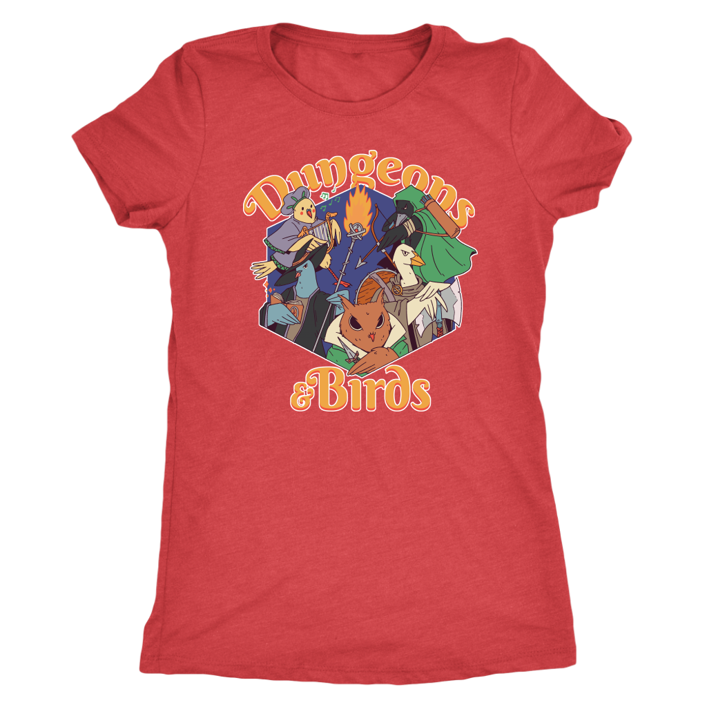 Dungeons and Birds T-shirt  - Gemmed Firefly