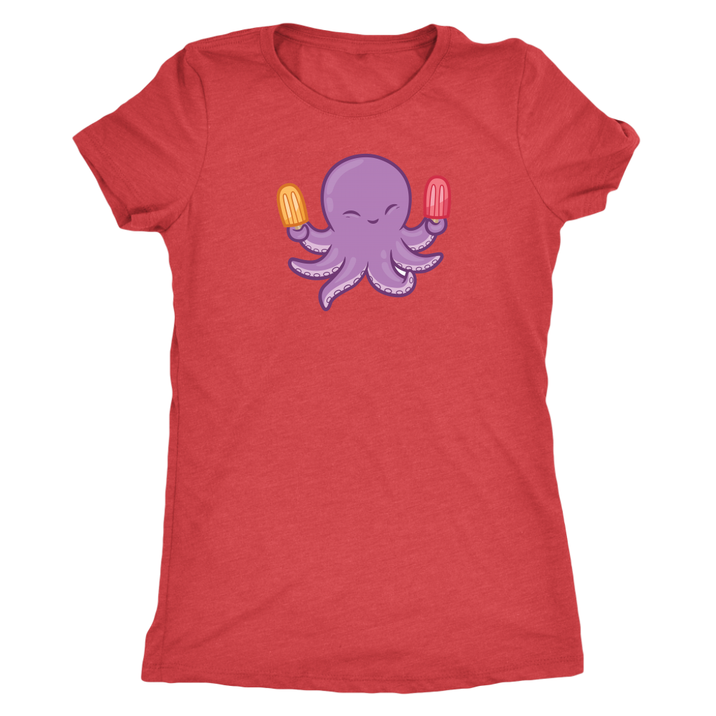 Octo-pops T-shirt  - Gemmed Firefly