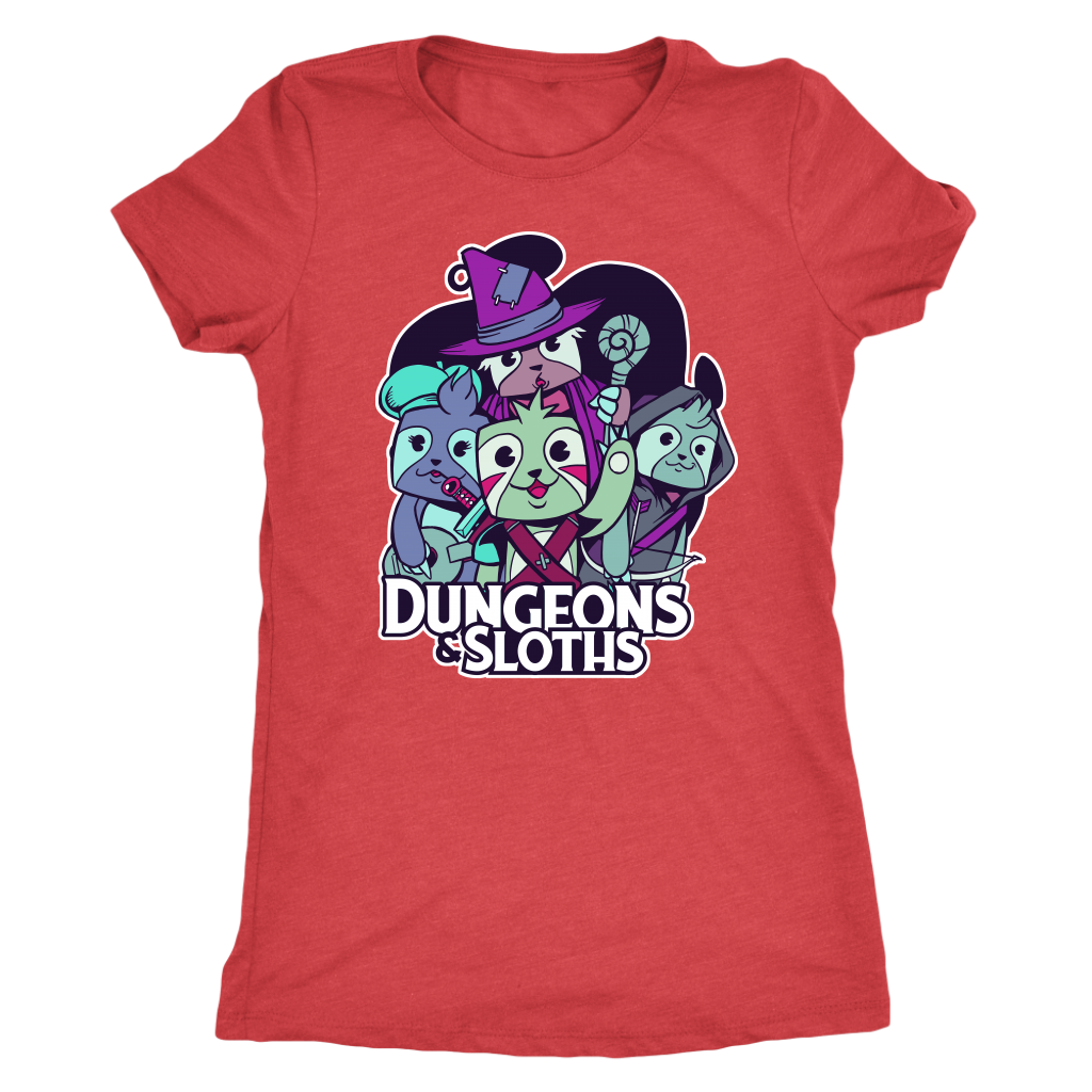 Dungeons and Sloths T-shirt  - Gemmed Firefly