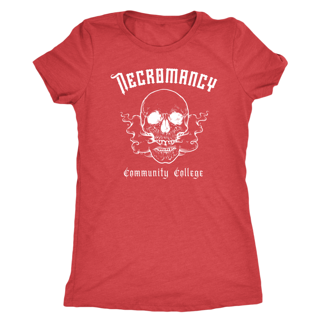 Necromancy Community College T-shirt  - Gemmed Firefly