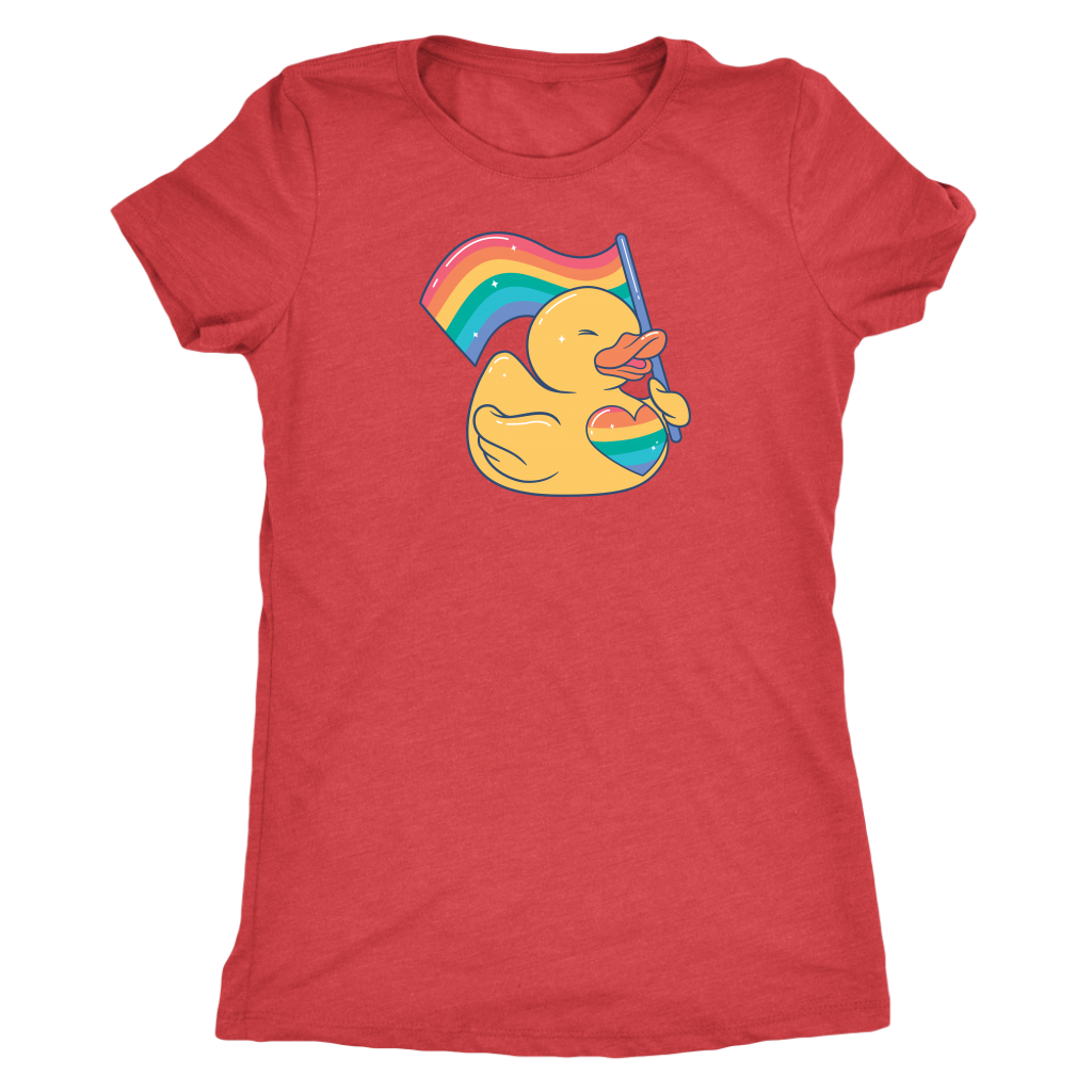 Pride Rubber Ducky T-shirt  - Gemmed Firefly