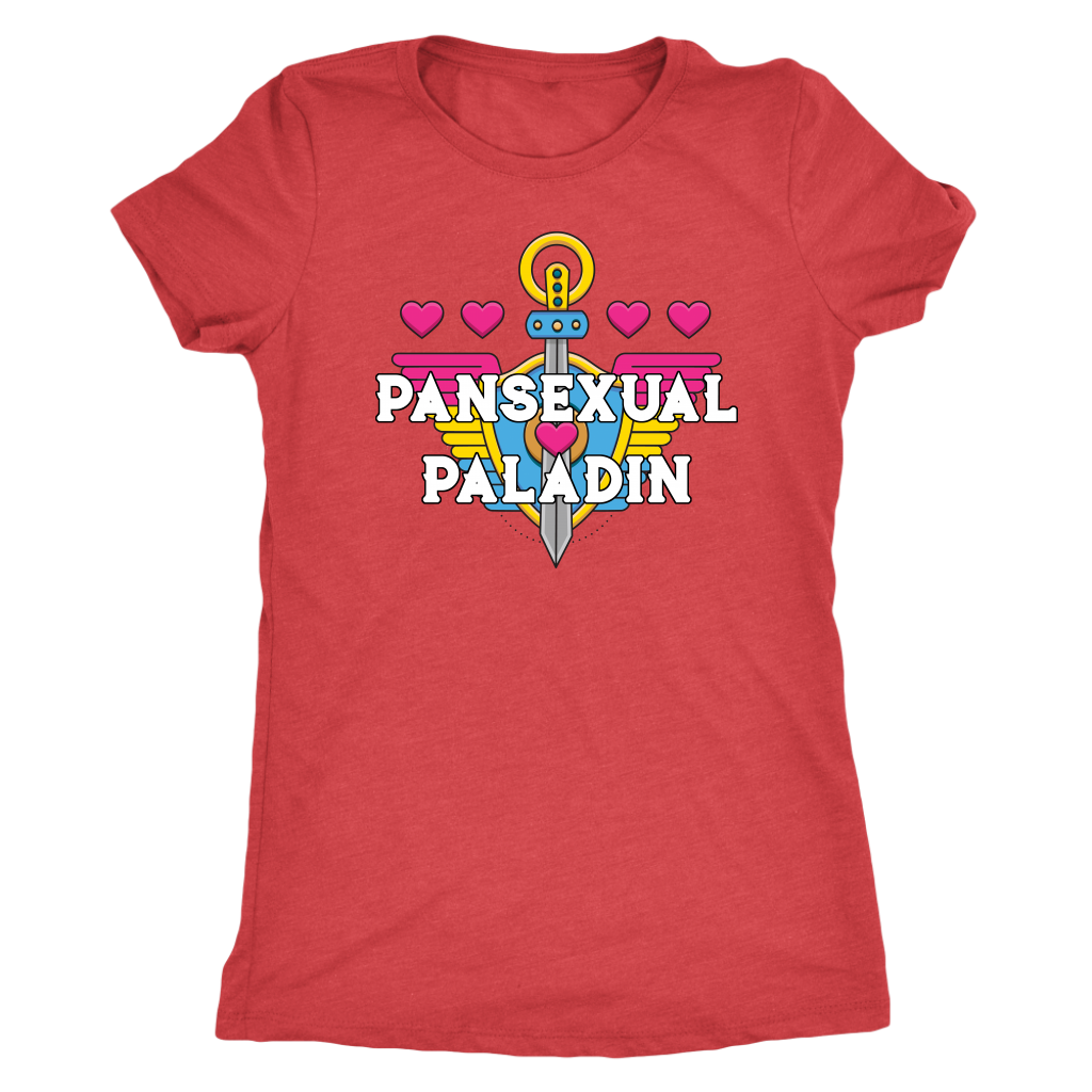 Pansexual Paladin T-shirt  - Gemmed Firefly