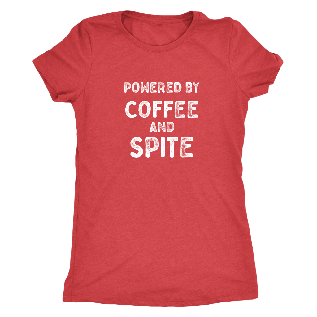 Powered By Coffee and Spite T-shirt  - Gemmed Firefly